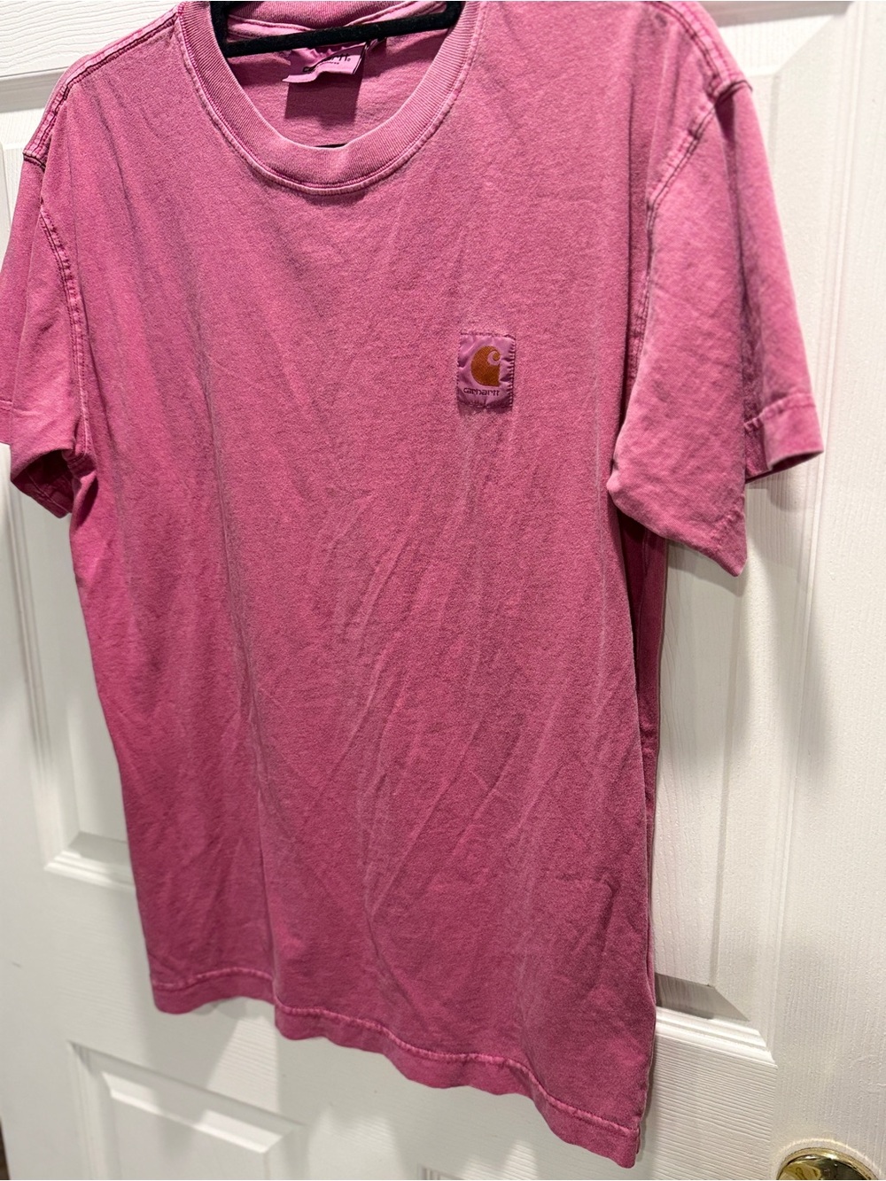Carhartt Women’s Pink Logo T-Shirt Size XS - Picture 7 of 9